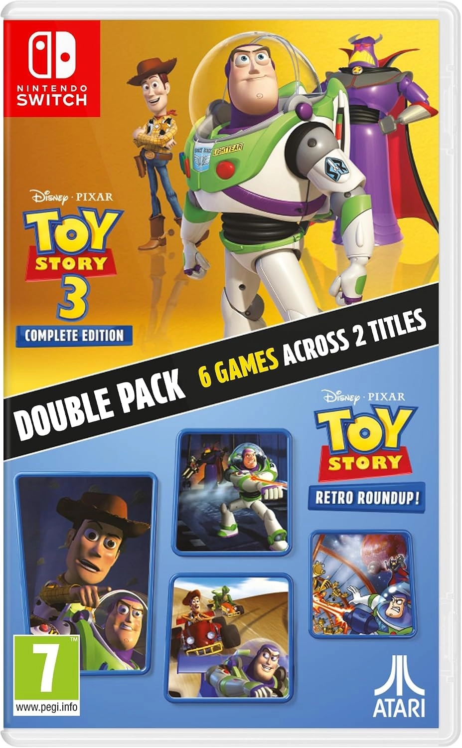 Toy Story Retro Roundup! + Toy Story 3 Complete Edition Double Pack | Nintendo Switch