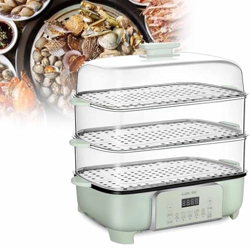 360° Steam Cycle Electric Food Steamer - 26L