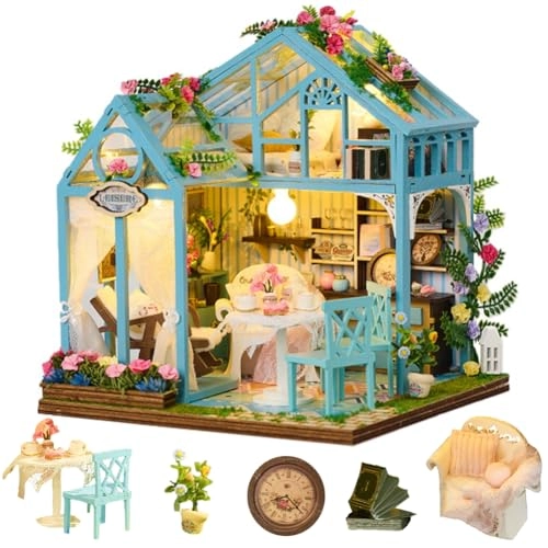 Miniature Wooden Dollhouse Furniture Kit - Creative Room 1:24