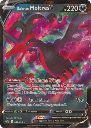 Pokemon USA, Inc. Galarian Moltres V 097/198
