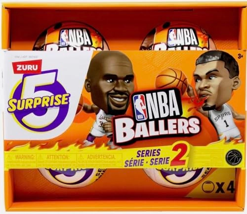 5 Surprise NBA Ballers Series 2 (193052081025) 4 pcs