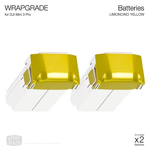 Skin Stickers Compatible with DJI Mini 3 Pro - Two Batteries Black Bumpy CAMO