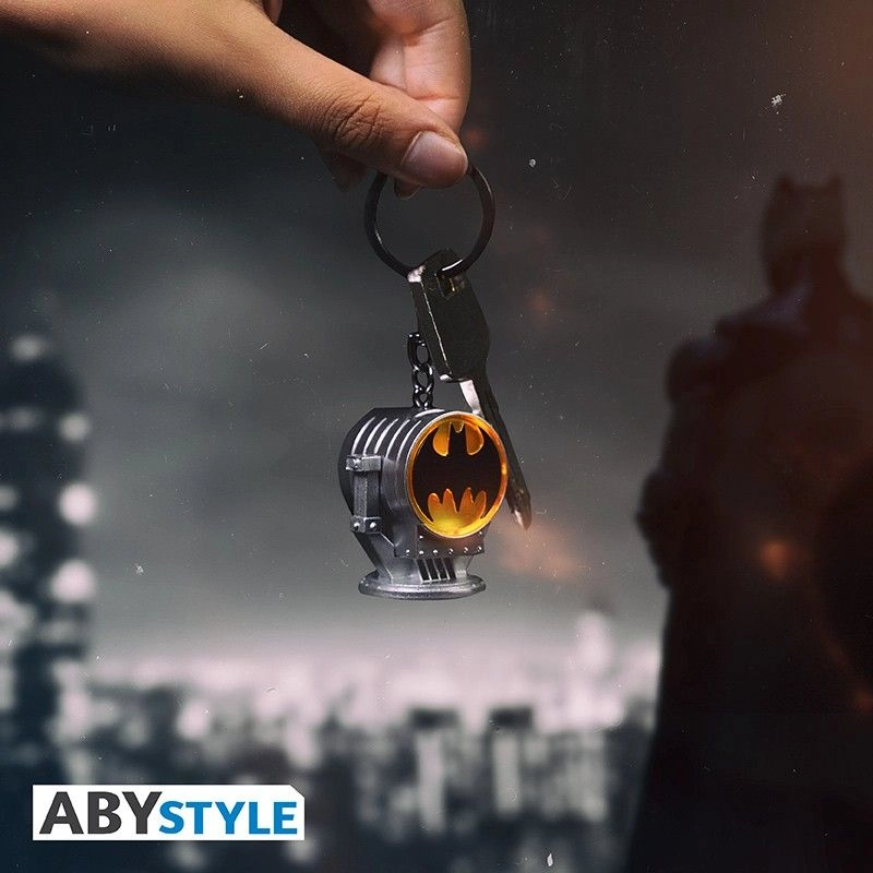 Keychain 3D Premium Bat-Signal - Dc Comics