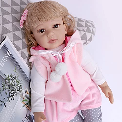 Reborn Baby Doll - 22 Inches / 55 cm Silicone Ages 3+