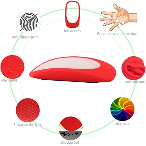 Silicone Protector for Apple Magic Mouse - Magic Mouse 1&2 White