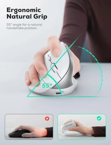 MD280 Ergonomic Vertical Mouse - Wireless