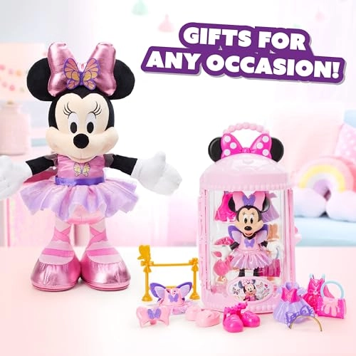Minnie Mouse Fabulous Fashion Ballerina Doll - 6-inch Plastic Ballet Ages 3+