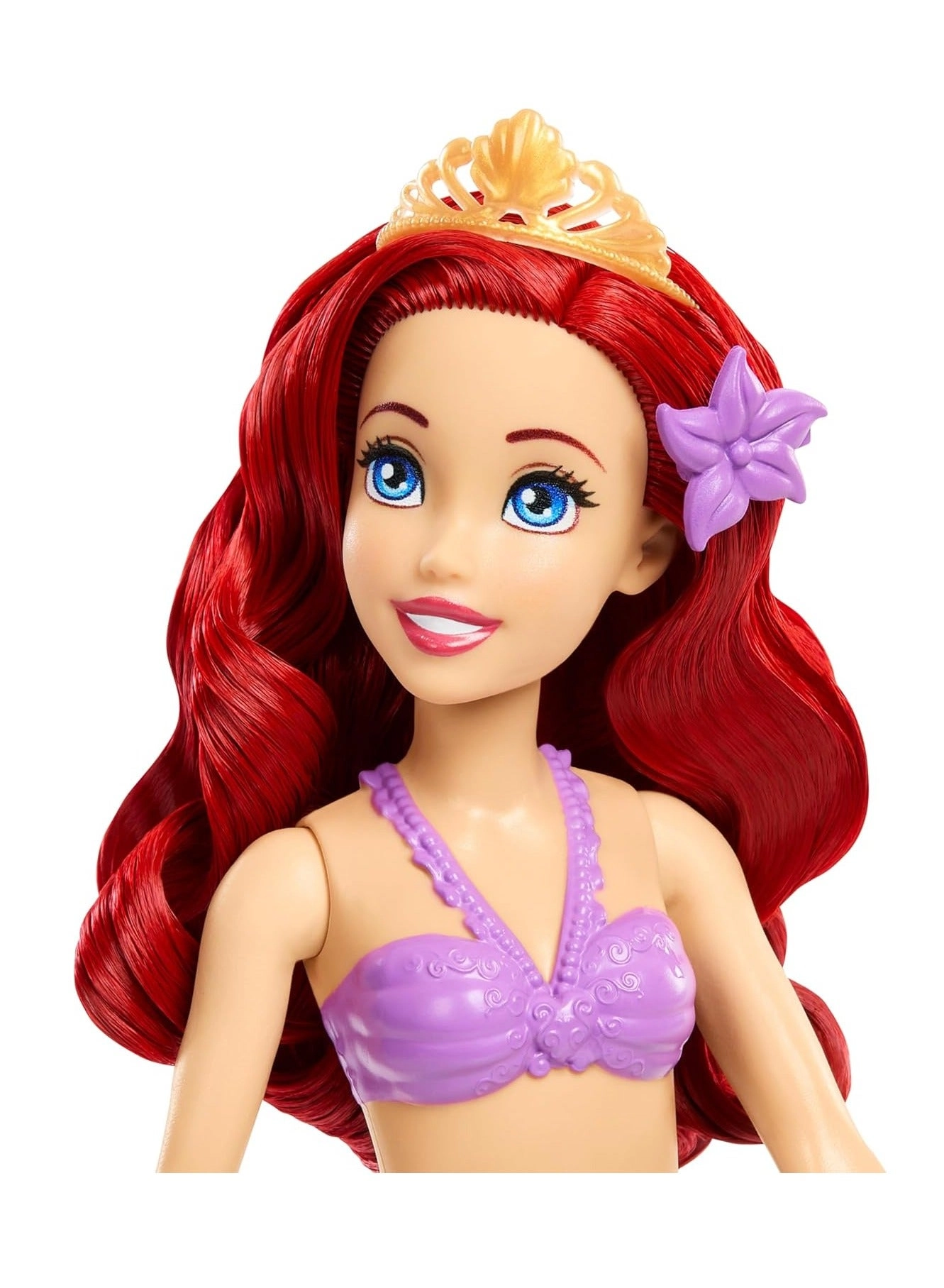 Ariel Mermaid Doll - Glittery fin + Pool Set - Moldable Sand