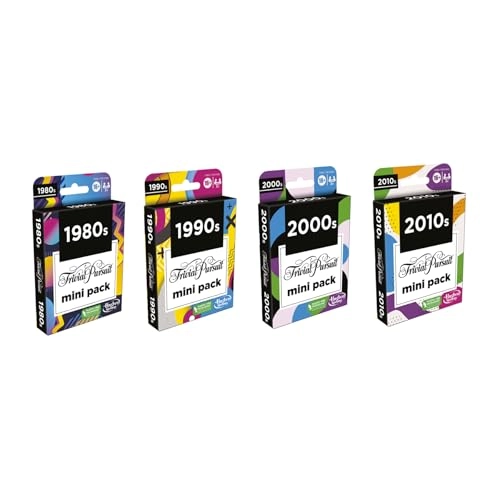 Trivial Pursuit Mini Pack - Multipack 4 Decades