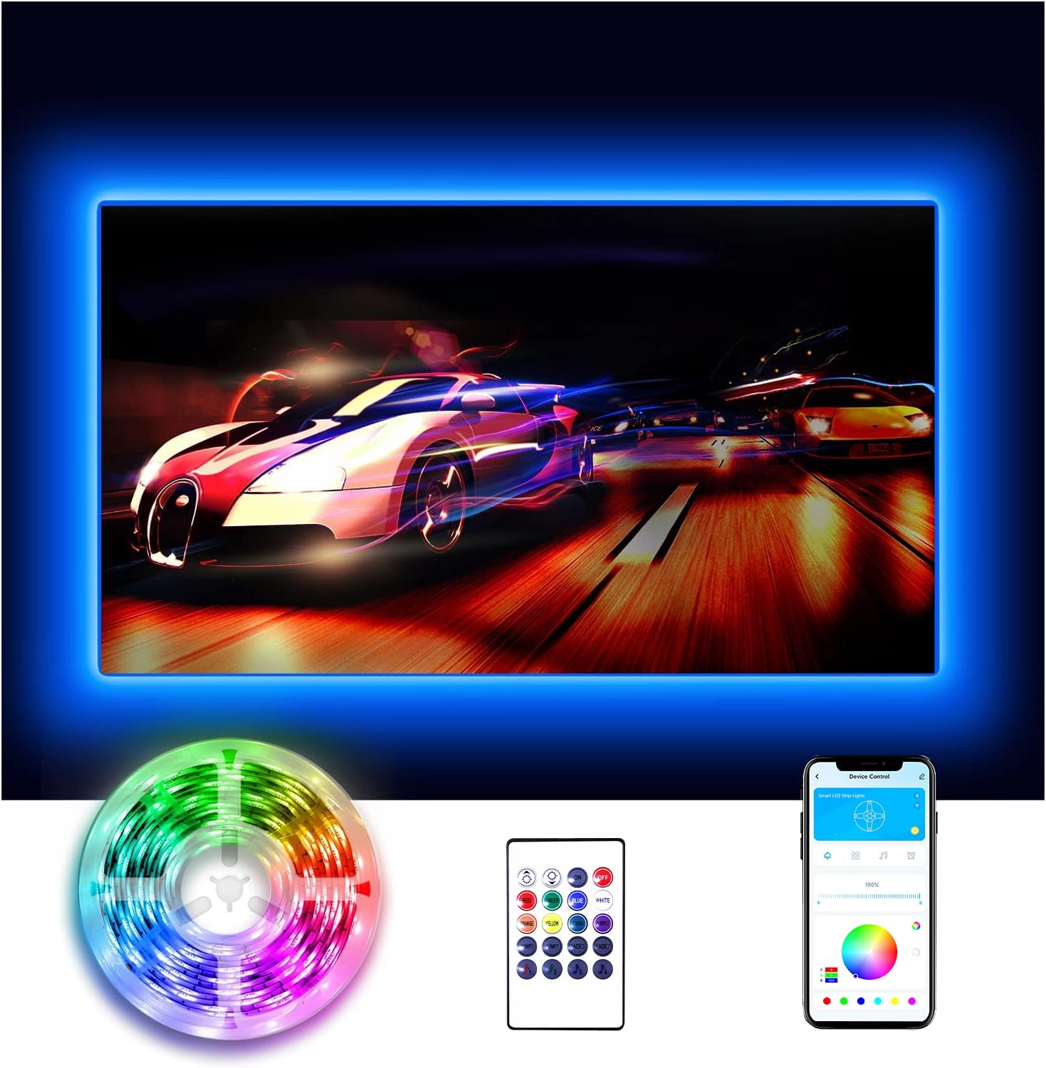 LED Lights for TV - 15ft