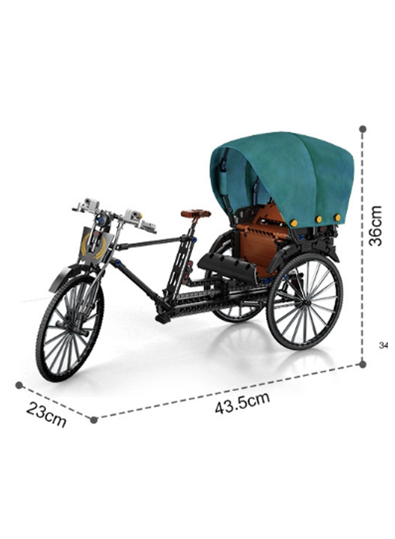 Three-Wheeled Rickshaw - 535 pcs
