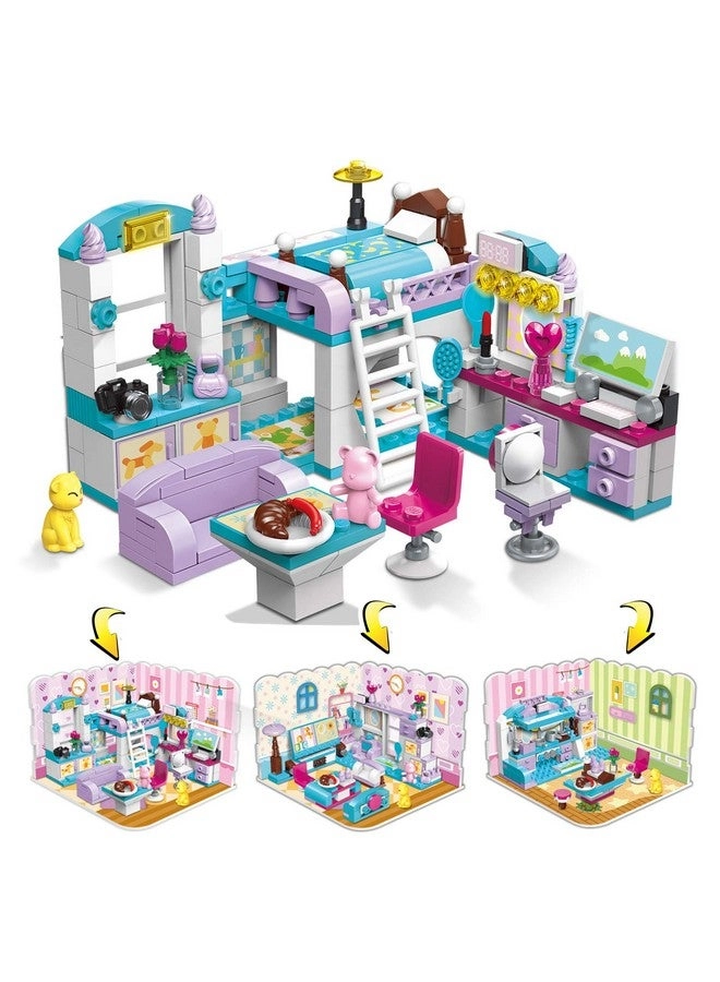 Qman 612 Girl Dream Home Building Blocks Kit - 194 pcs