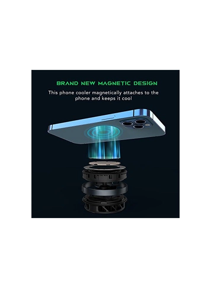 Magnetic Cell Phone Cooler - Fast Cooling Portable
