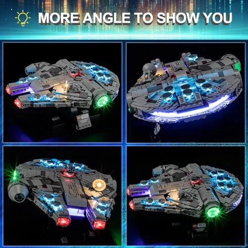 LED Light Kit for LEGO 75375 Millennium Falcon Set