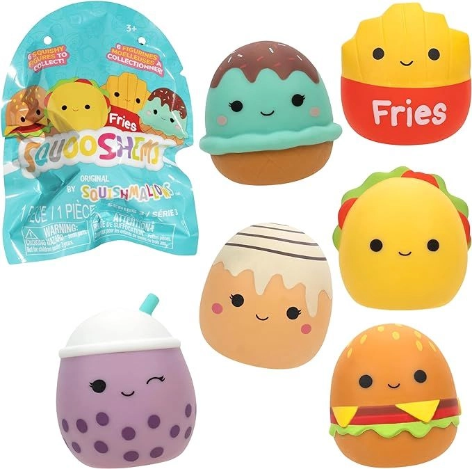 Plush Squooshems Series 3 - Food Squad 1.5 inch