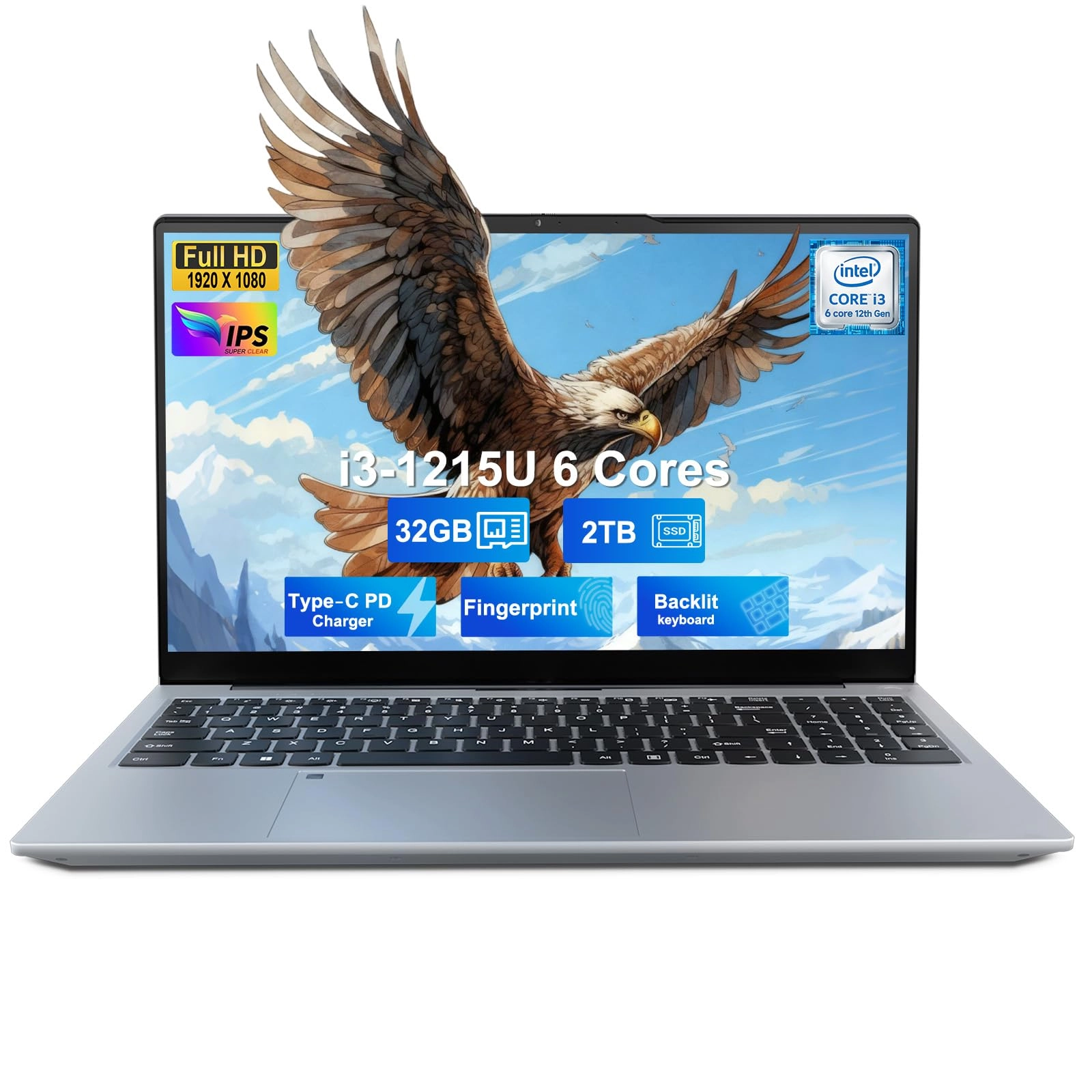 NIMO 15.6 FHD-IPS-Business-Laptop NIMO - 15.6'' Core i3-1215U 32GB DDR4 2TB SSD