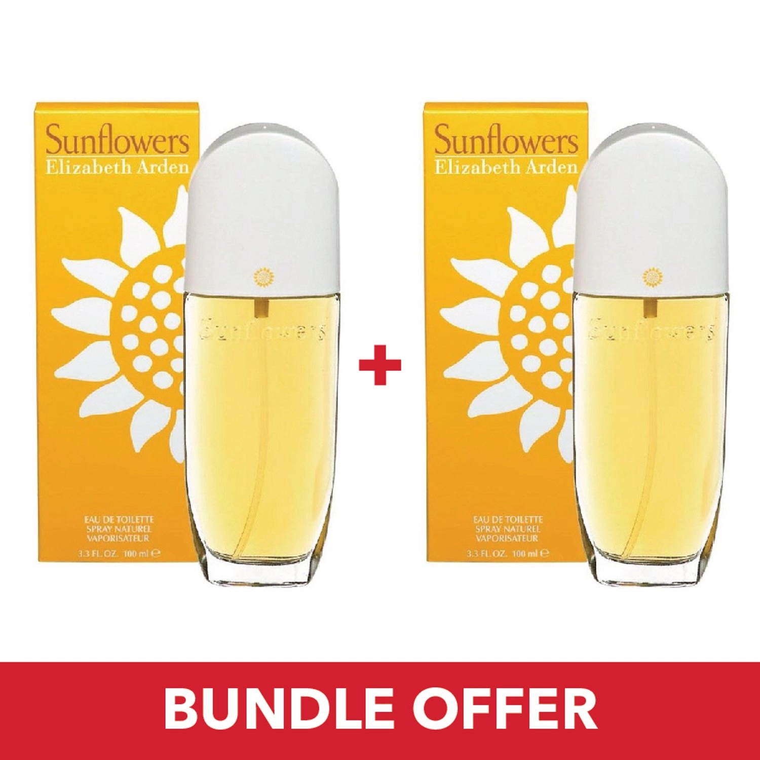 Elizabeth Arden Sunflowers Eau de Toilette 100 ml Bundle