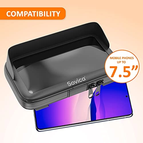 Mobile Sports Motorcycle Mount - Waterproof Case for Smartphones up to 7.5 Inches