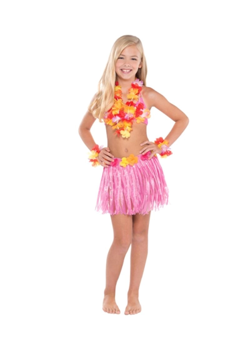 Hula Grass Skirts - 40cm 1 Set Girls Children Womens