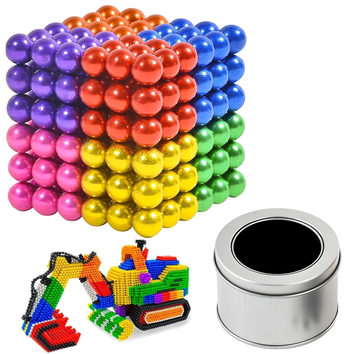 ZappelStift Balls Assembly - 216Pcs 3MM 8 Colours