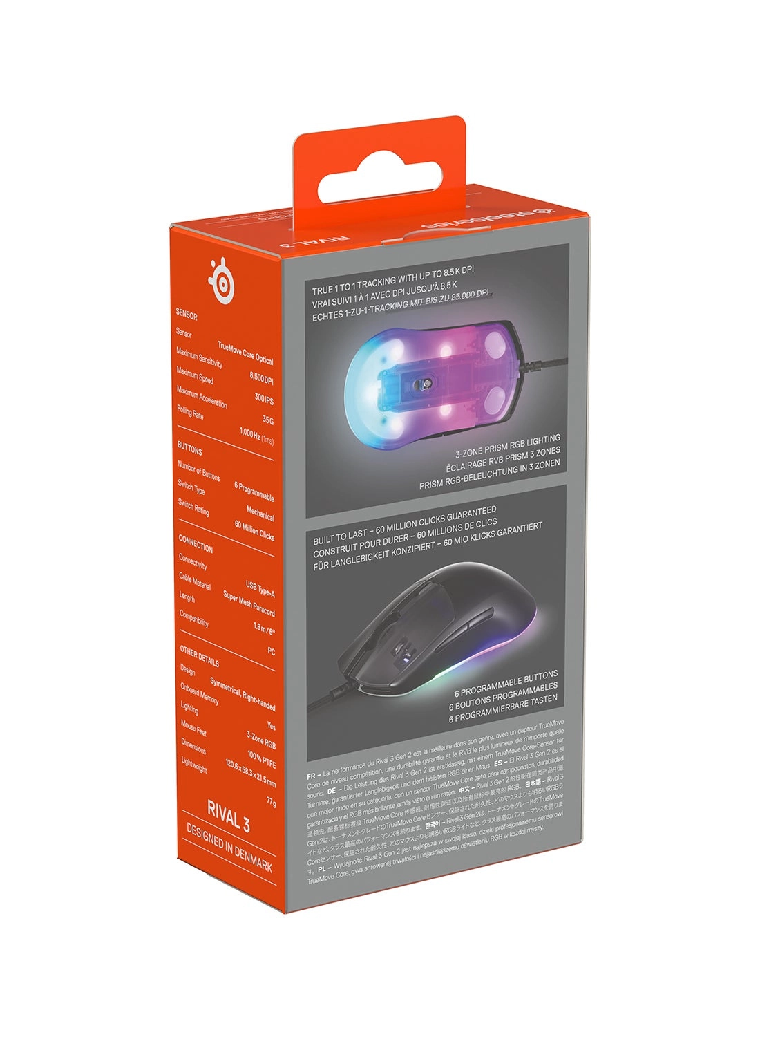 Rival 3 Gen 2 Gaming Mouse - Wired