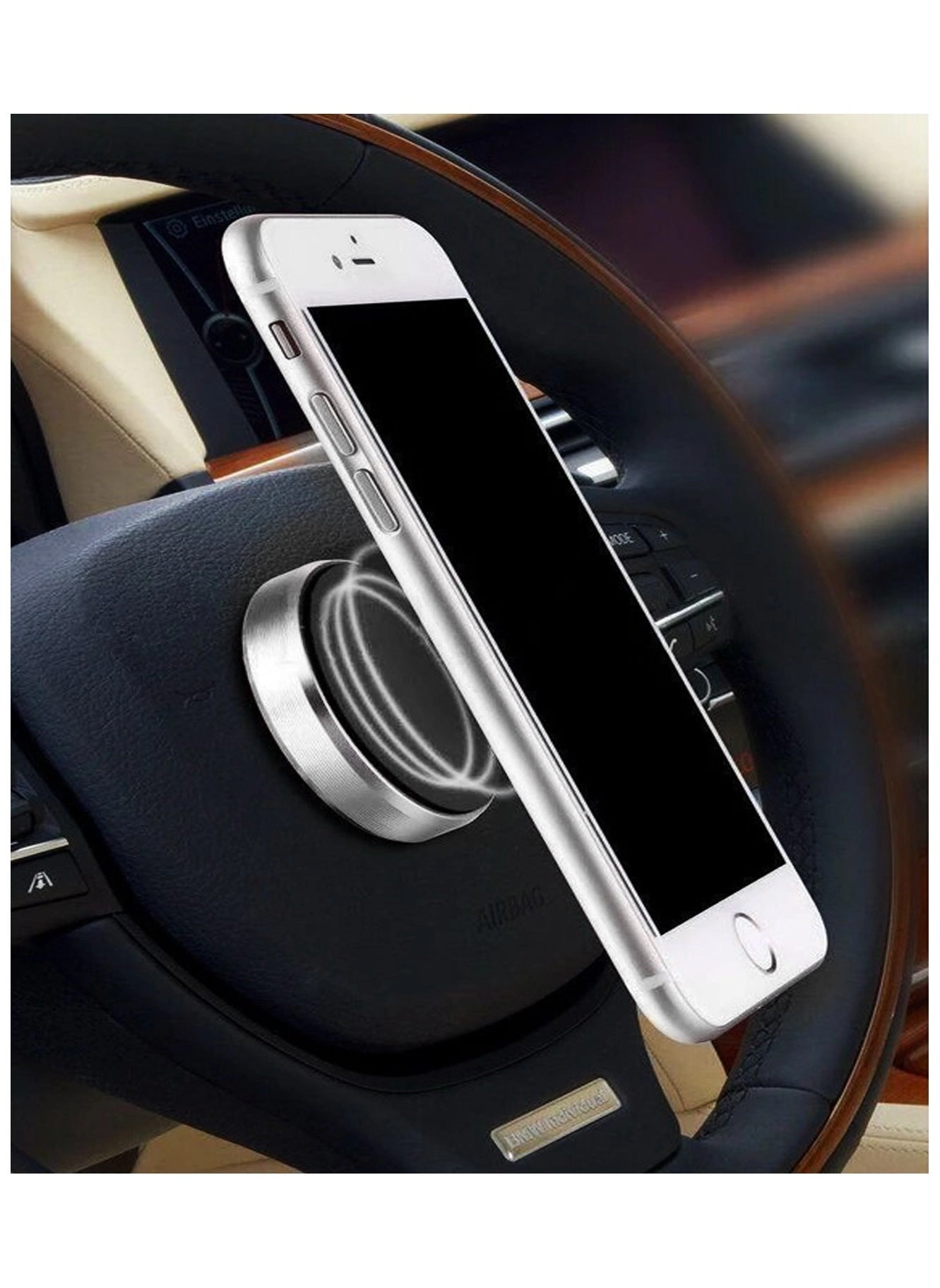 Magnetic Steering Wheel Phone Mount