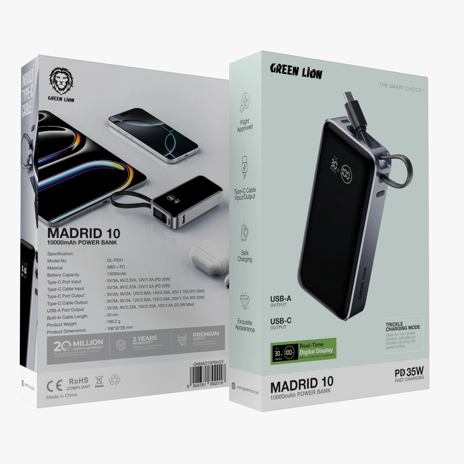 Madrid 10 - 10000mAh 35W 22.5W