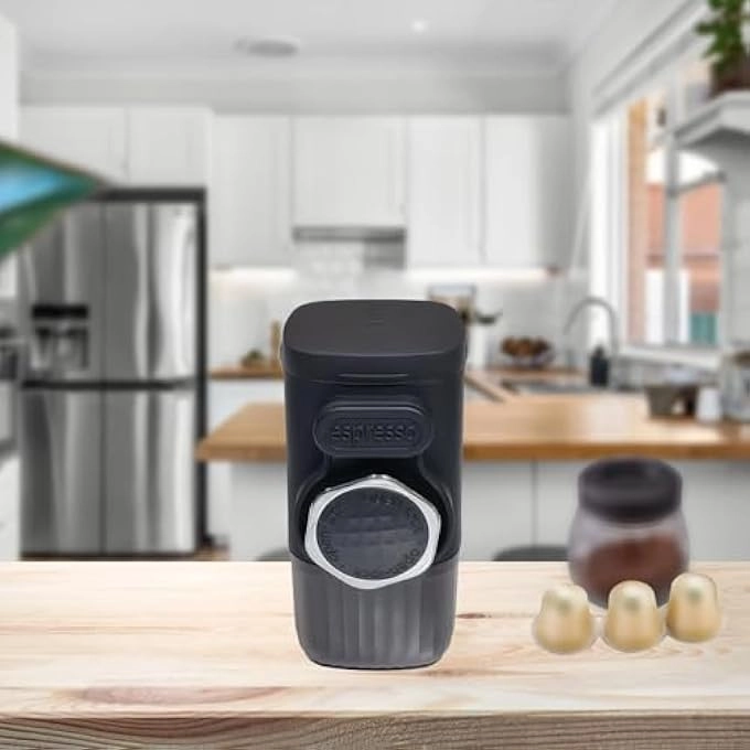 Portable Coffee Maker - 2 In 1 Handheld