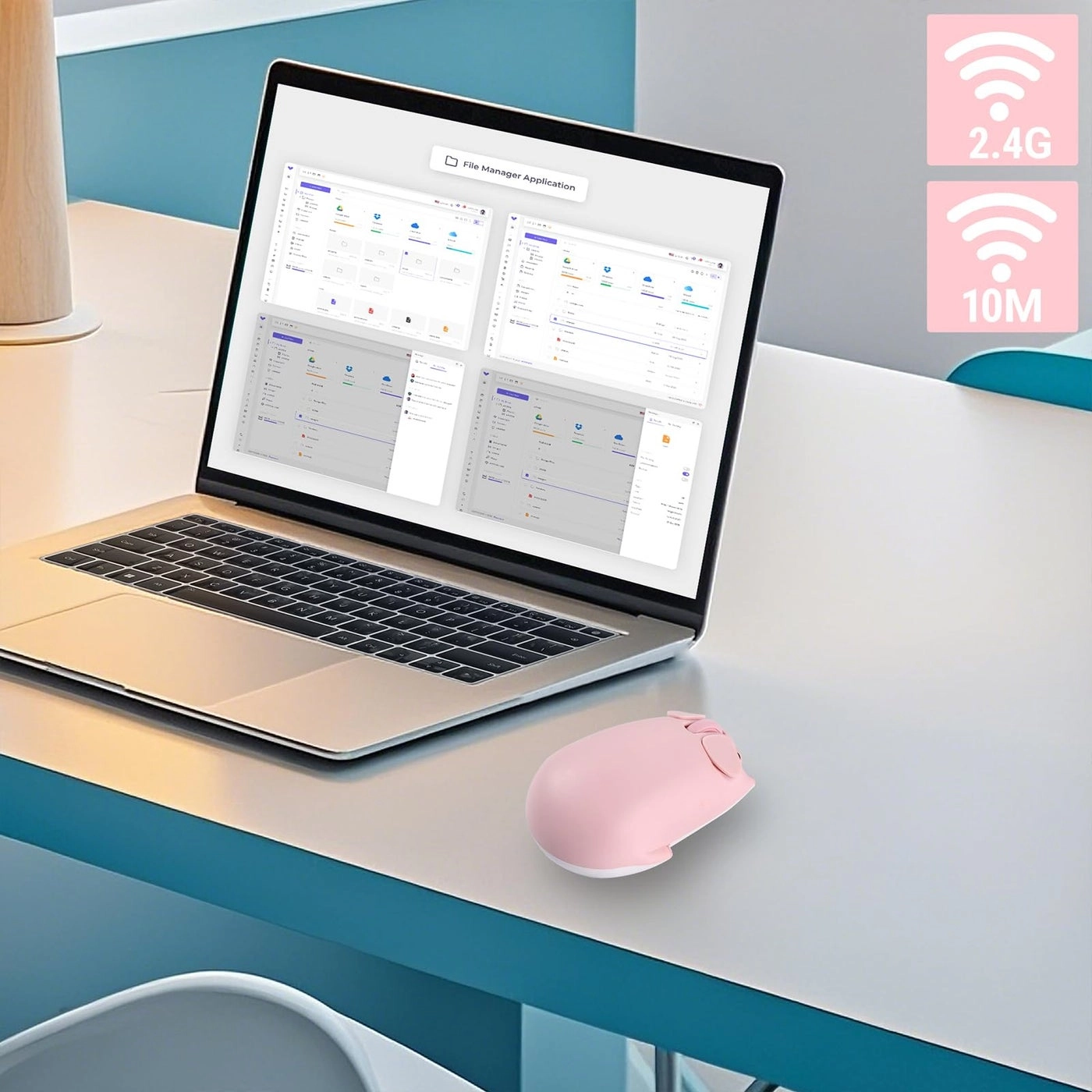 Cute Pig Mouse - Bluetooth & USB