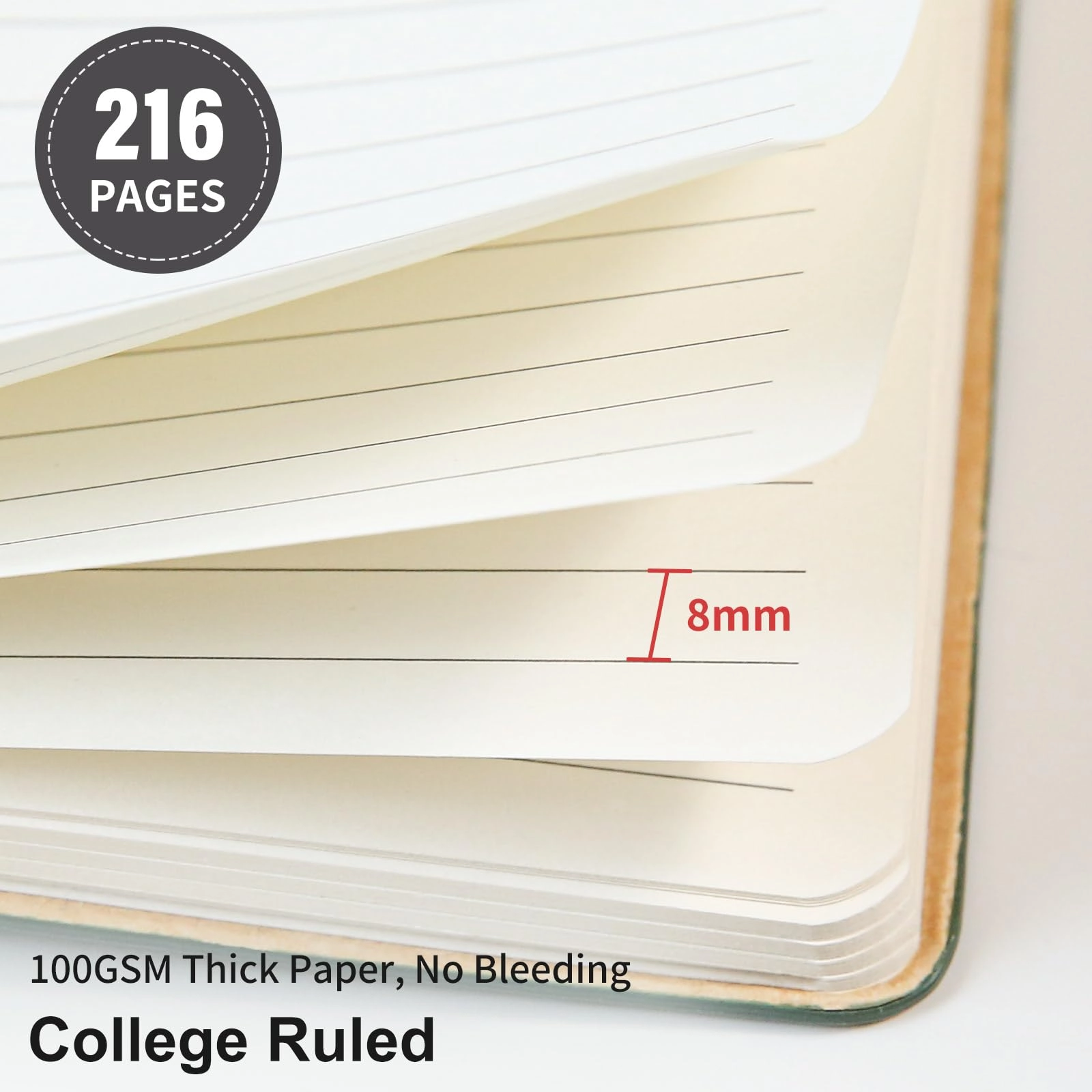 Lined Journal Notebook A5 - Lined 216 Pages