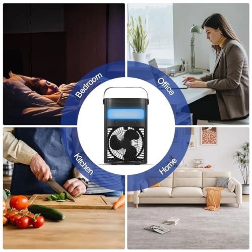 Portable Air Conditioner - 700ml 7-color LED 2H/4H Timer