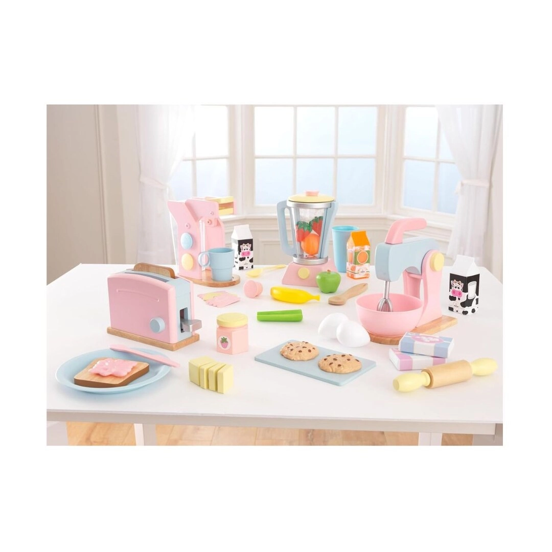 Pastel Toaster Set - 8 pcs (DBT-63374)