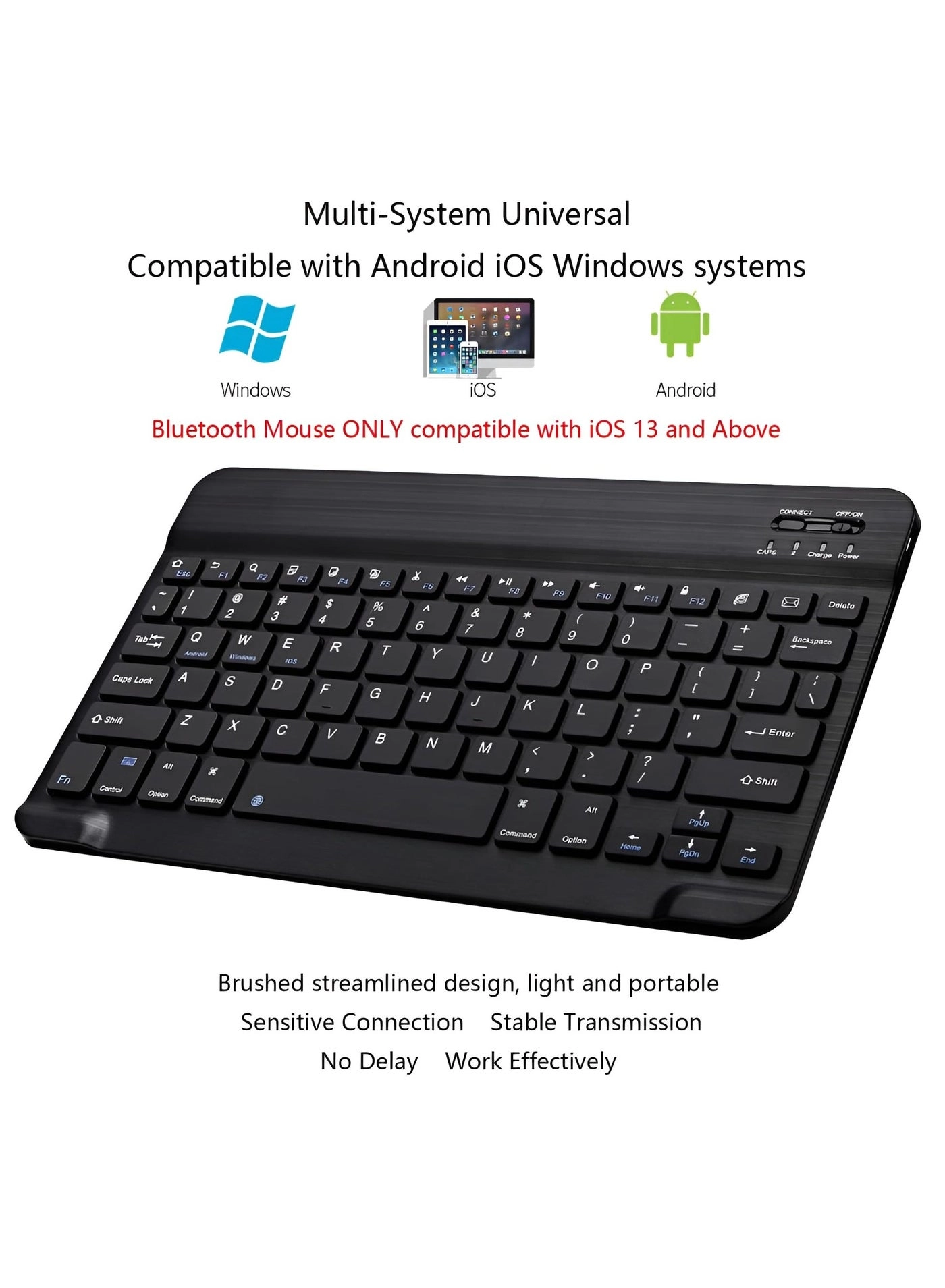 Wireless Bluetooth Keyboard and Mouse - US Wireless