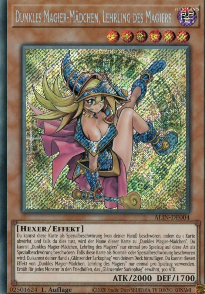 MZTCG Yugioh Dark Magician Girl Apprentice of the Magician ALIN-DE004 - German