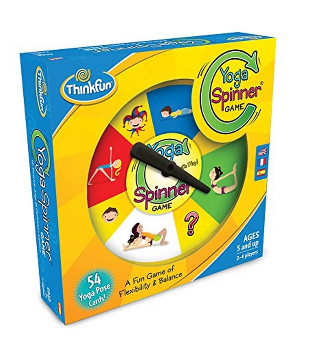 ThinkFun Yoga Spinner - 54 Yoga Pose Cards Suitable for 5 years & above