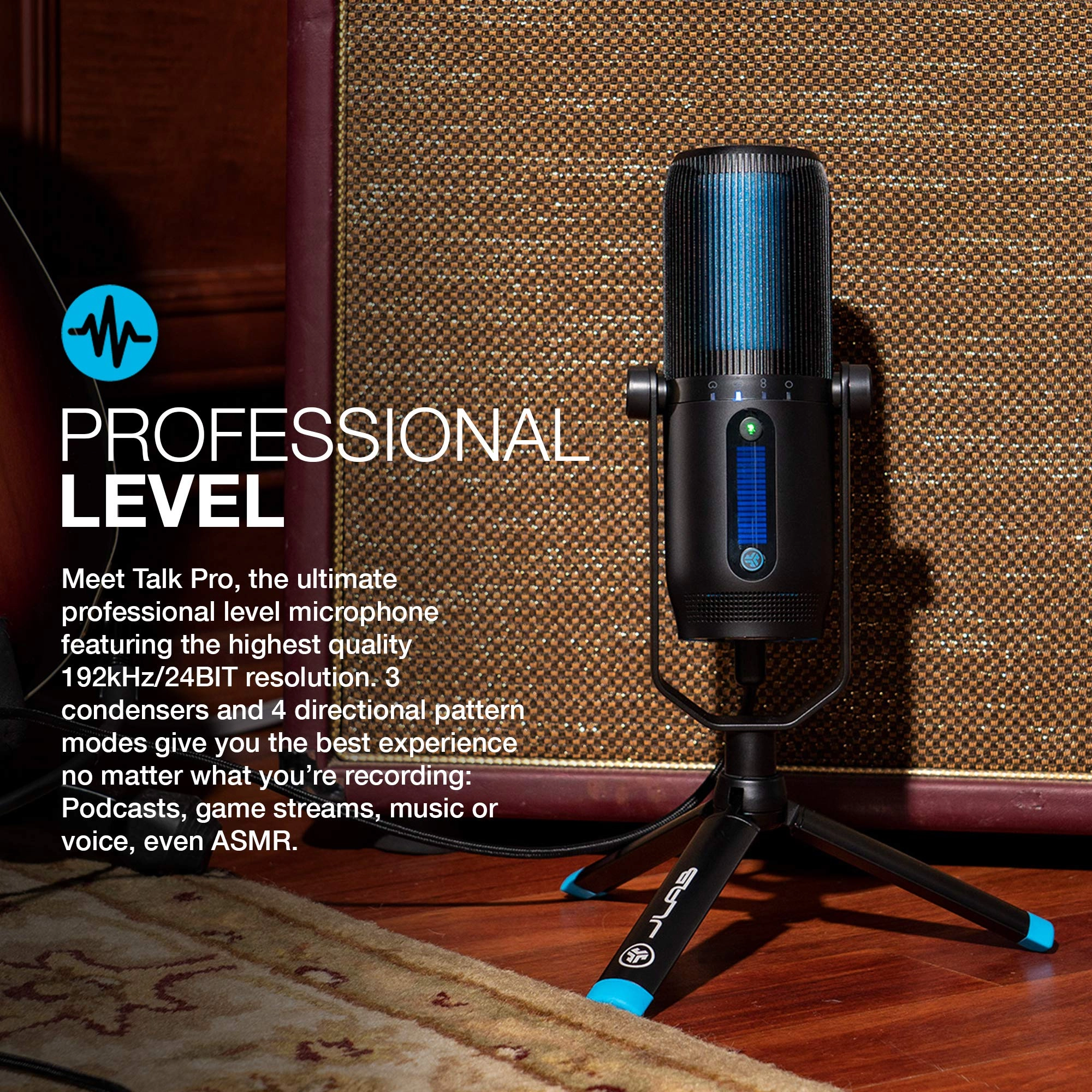 Talk Pro USB+3.5mm-Mini-Jack Microphone