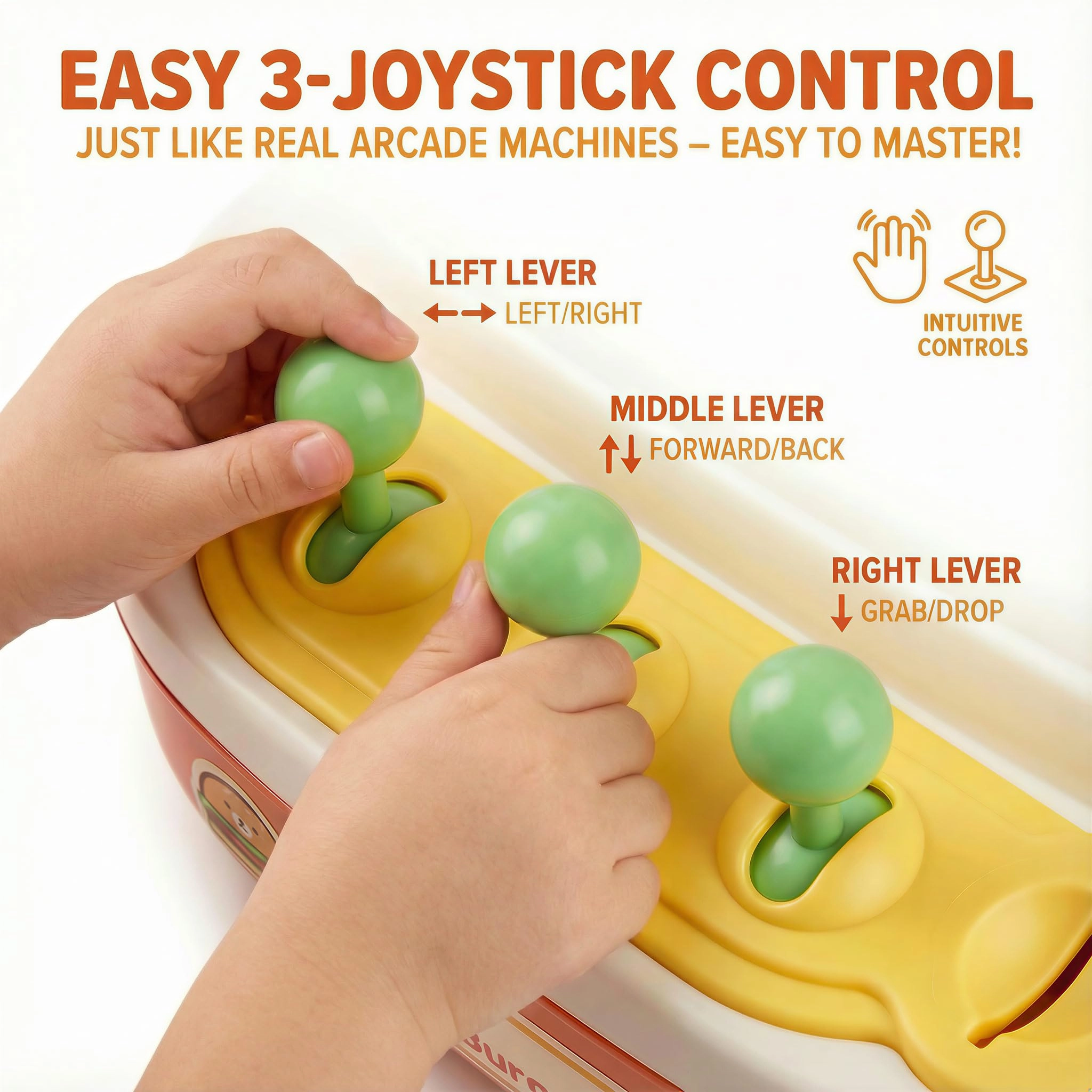 joyfox Claw Machine Burger Bear - 5 years+