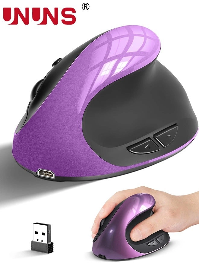 UNUNS Ergonomic Vertical Mouse - Wireless