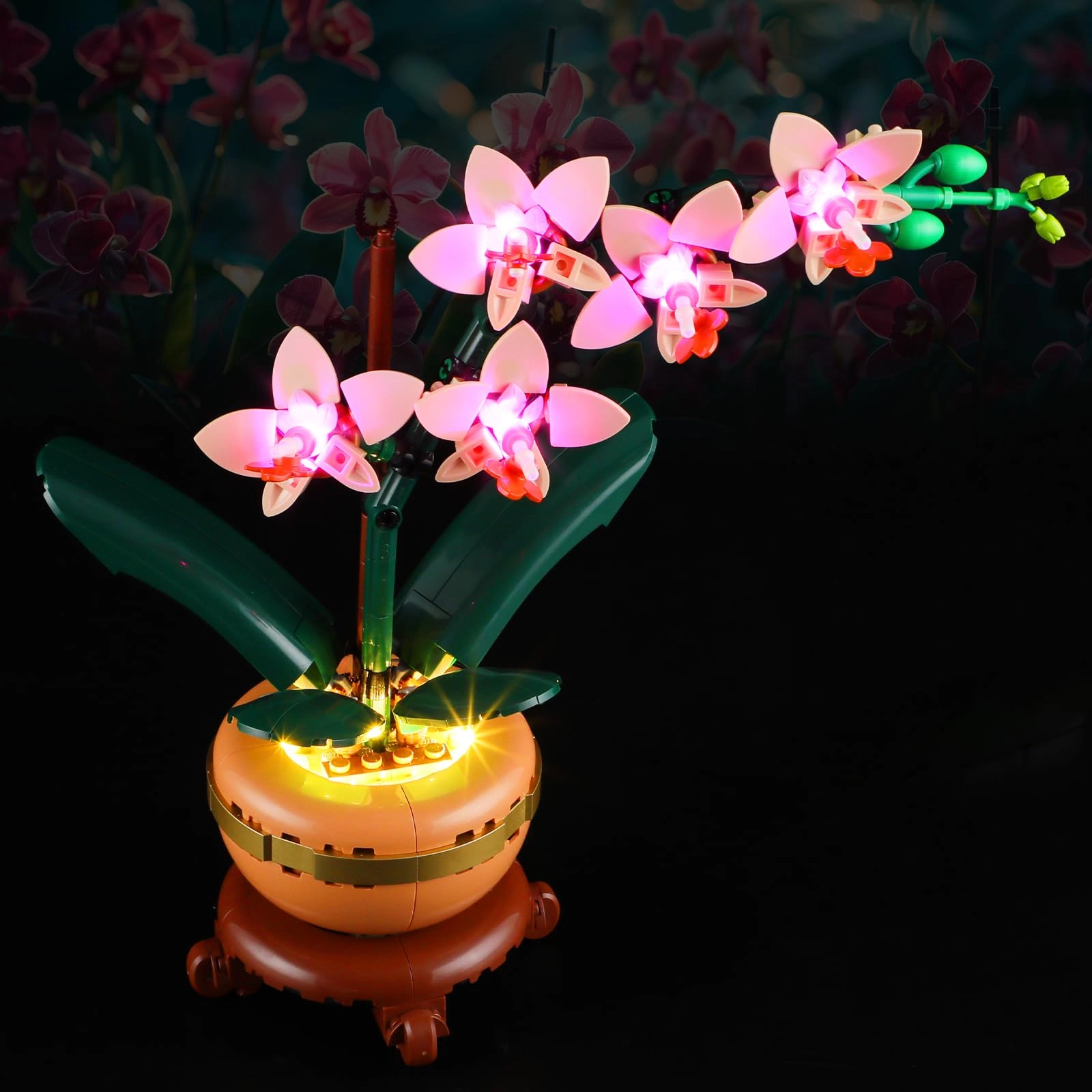BOOZUU Light Kit for LEGO 10343 Mini Orchid - Plastic