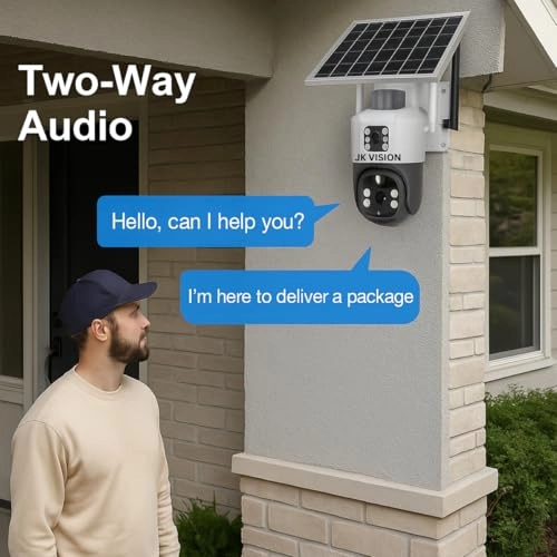 Wireless 4G Solar Security Camera 1080p