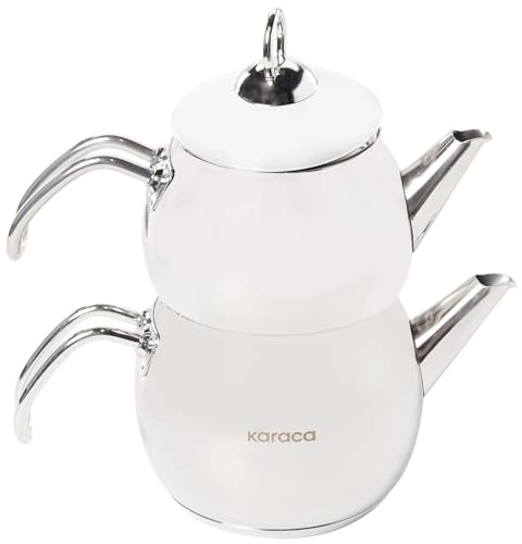 Adelya Teapot Set - Stainless Steel 1.3 lt 1.9 lt