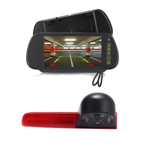 rear view mirror - 4.3 Inch + rear view camera - Super HD 1280p