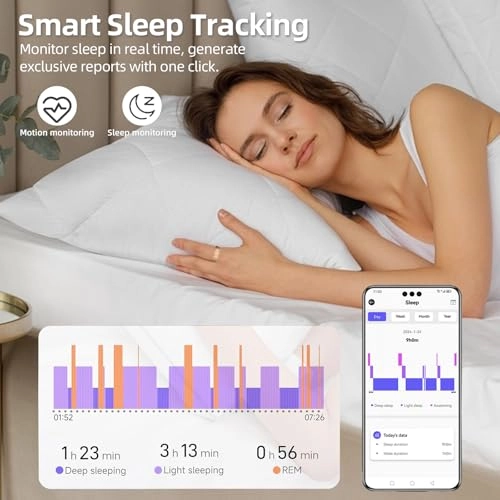 Smart Ring Pro - 8 Sport Modes Heart Rate Blood Oxygen