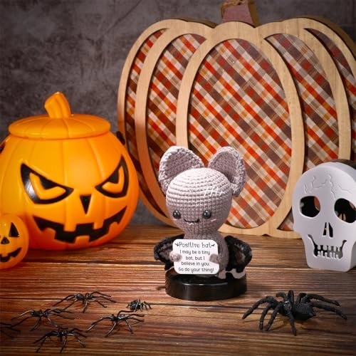 Positive Bat - wool thread gray, black