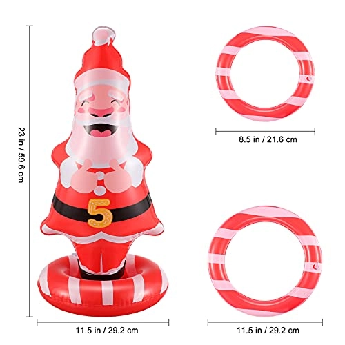 Santa Claus Ring Toss Game - 10 piece(s)