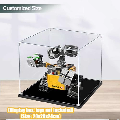 Acrylic transparent display box - 20x20x24cm 3mm Dustproof