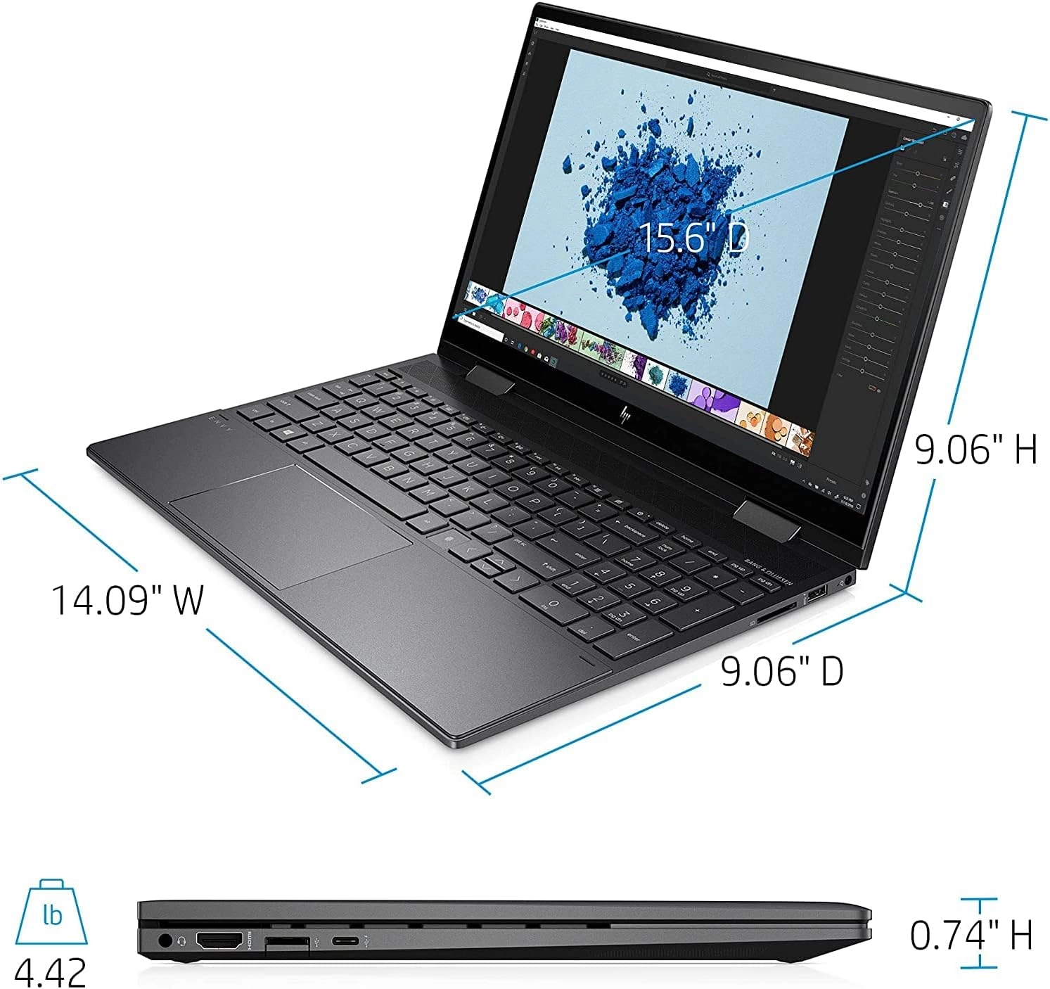 Envy x360 - 15.6'' Core i7-1255U 32GB DDR4 1TB SSD
