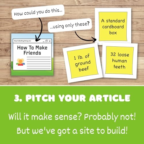 How To Do Anything: The Hilarious Pitching Party - Card Game