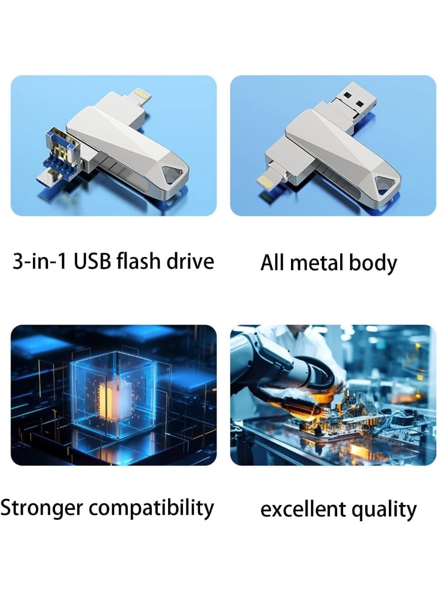 Flash Drive - Usb 3.0 Type-C iPhone Android 1TB