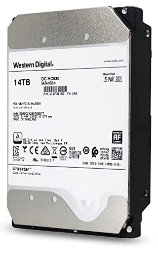 (Renewed) Ultrastar DC HC530 3.5" 7200rpm 512MB SATA 6Gb/s (WUH721414ALE604) - 14TB